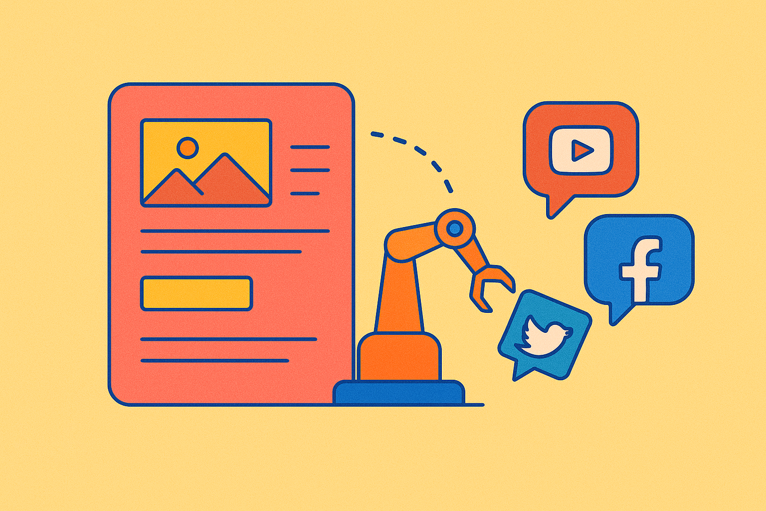 Generación masiva de contenido para redes sociales