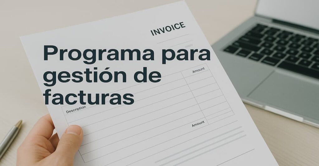 Programa para gestión de facturas