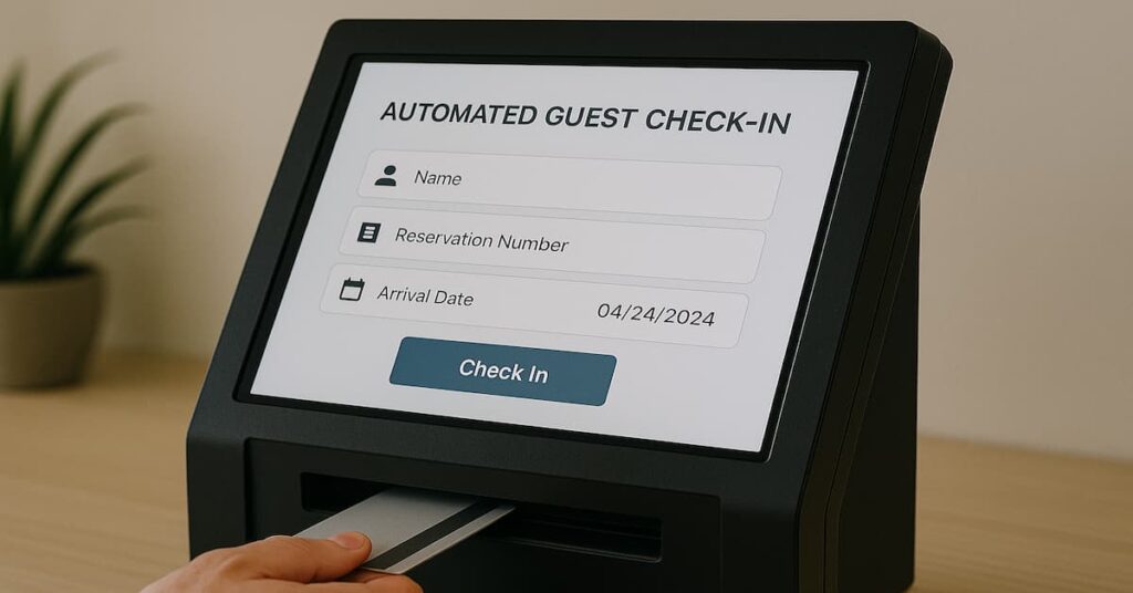 Registro de huéspedes automático